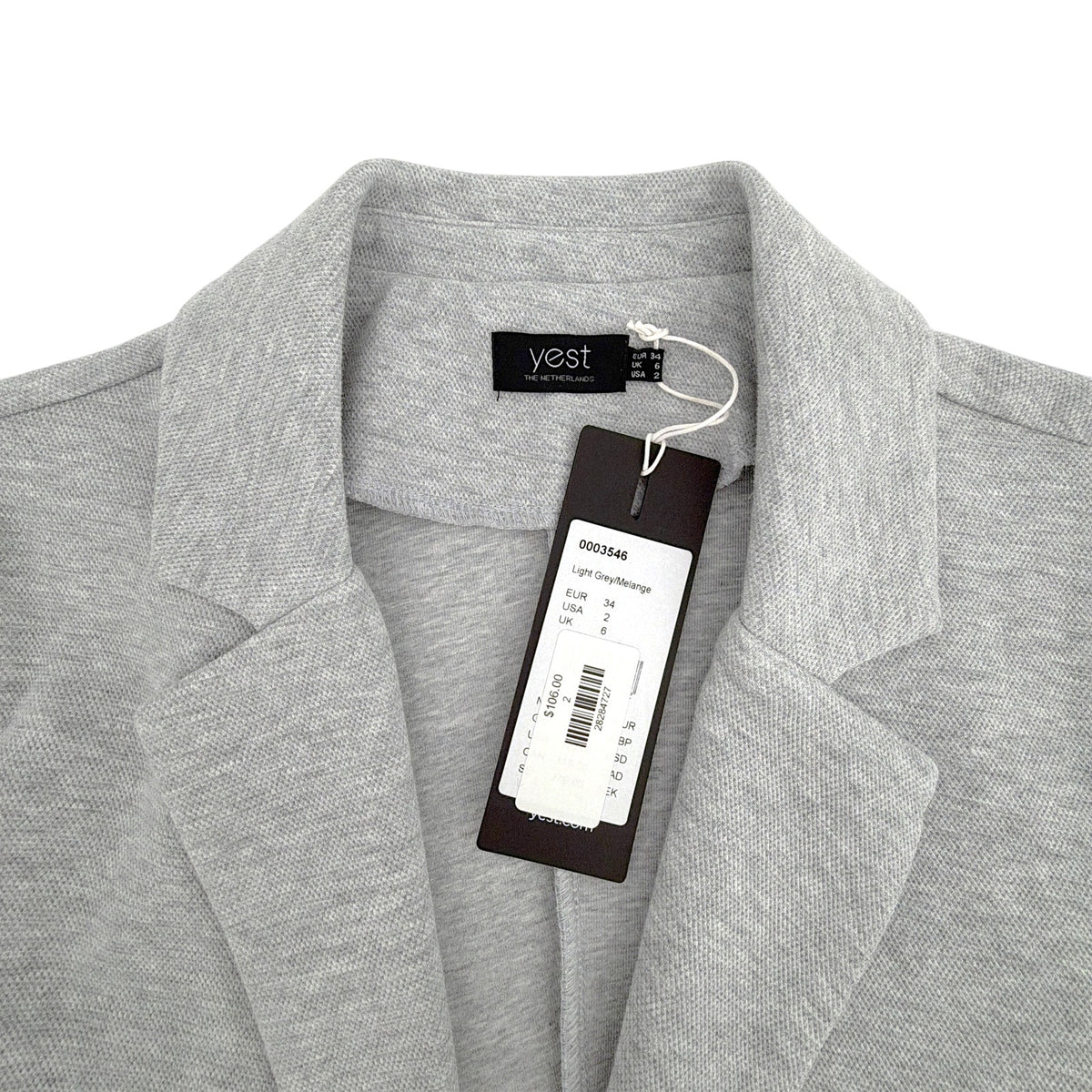 YEST Sweatshirt Blazer in Light Grey 2