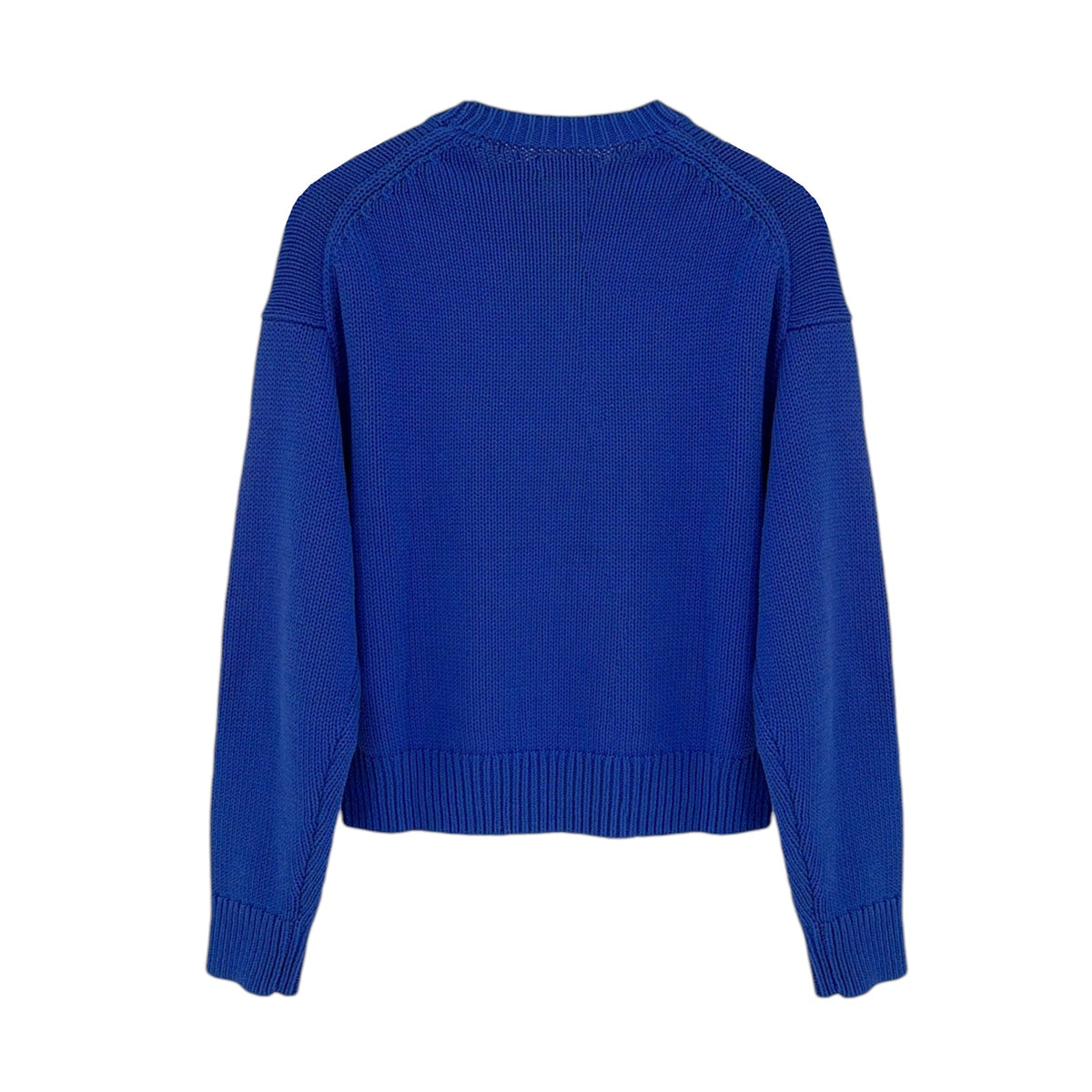 POLO RALPH LAUREN Long Sleeve Crew Neck Pullover in Bright Royal S