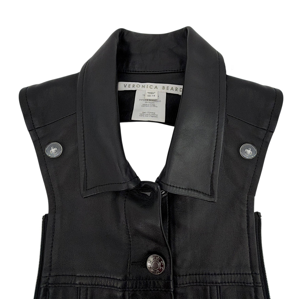 VERONICA BEARD Slate Dickey in Black Lamb Leather