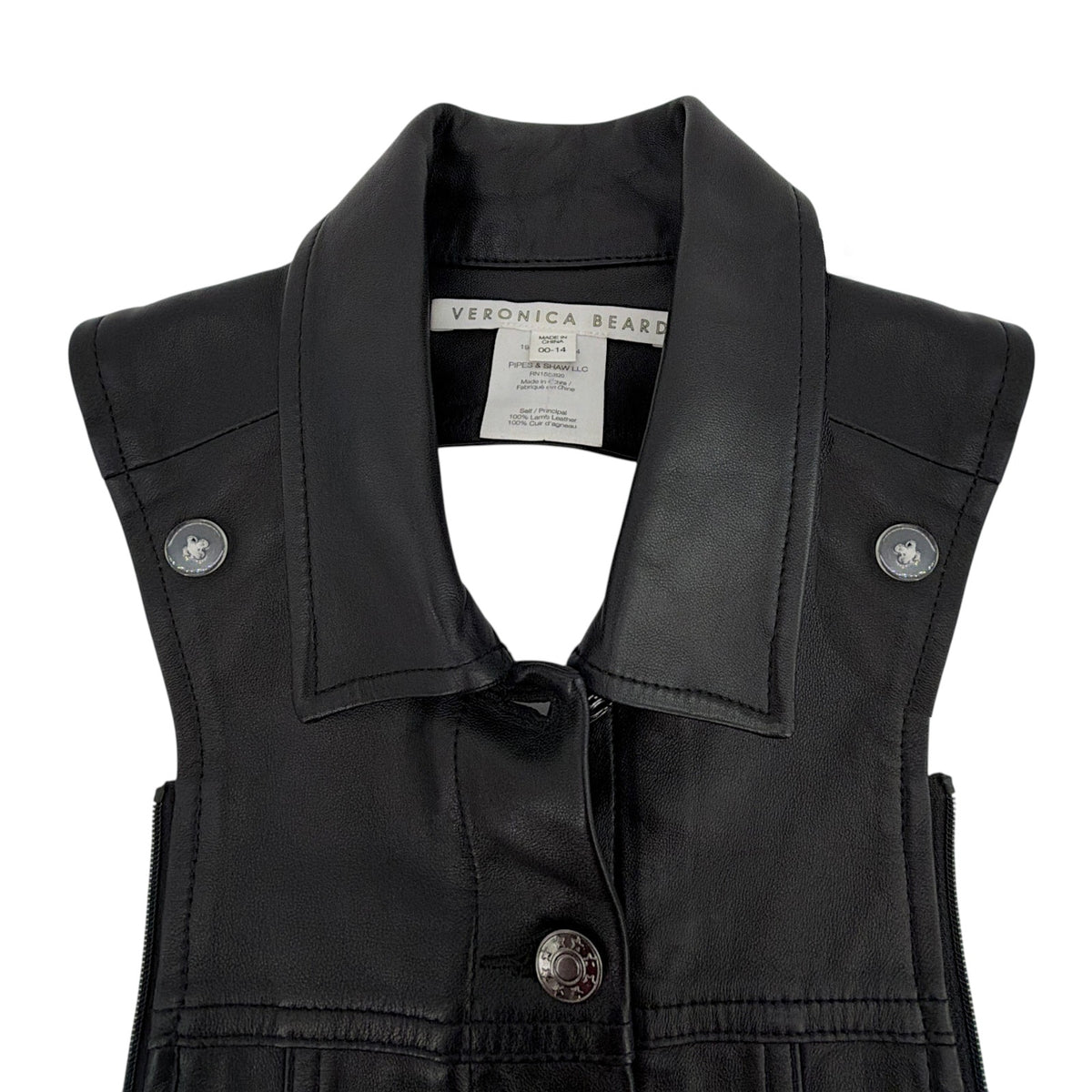 VERONICA BEARD Slate Dickey in Black Lamb Leather