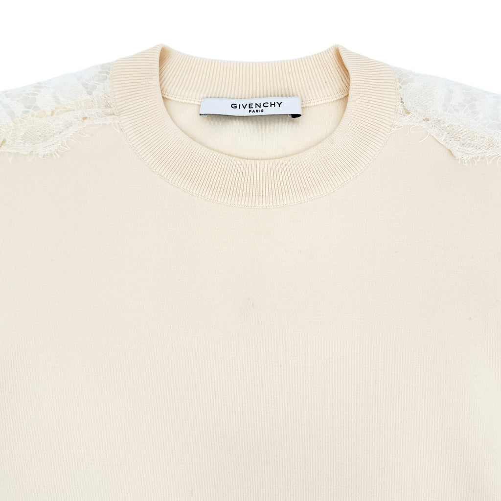GIVENCHY Lace Insert Sweatshirt S