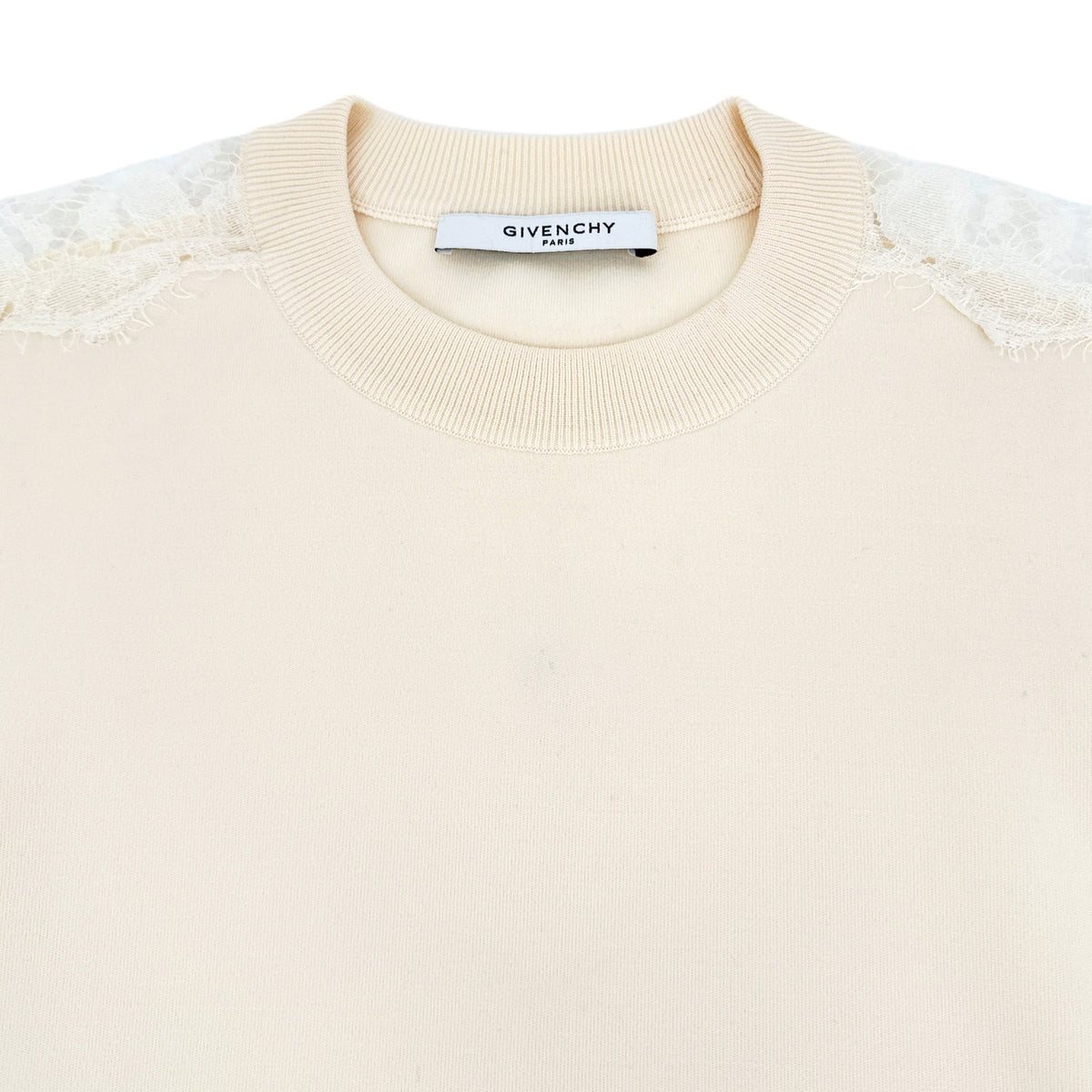 GIVENCHY Lace Insert Sweatshirt S