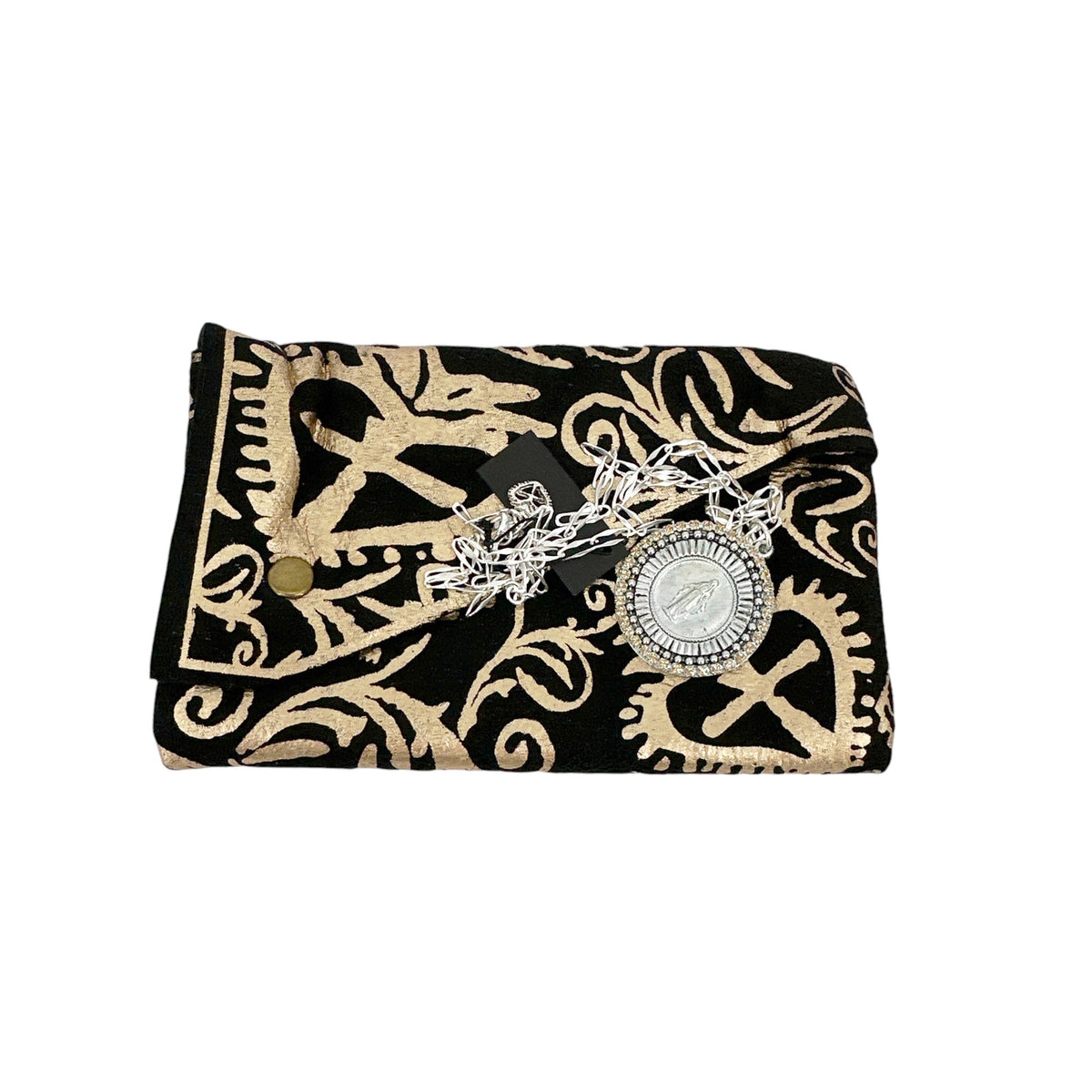 VSA Disco Virgin Charm Necklace Silver & Topaz