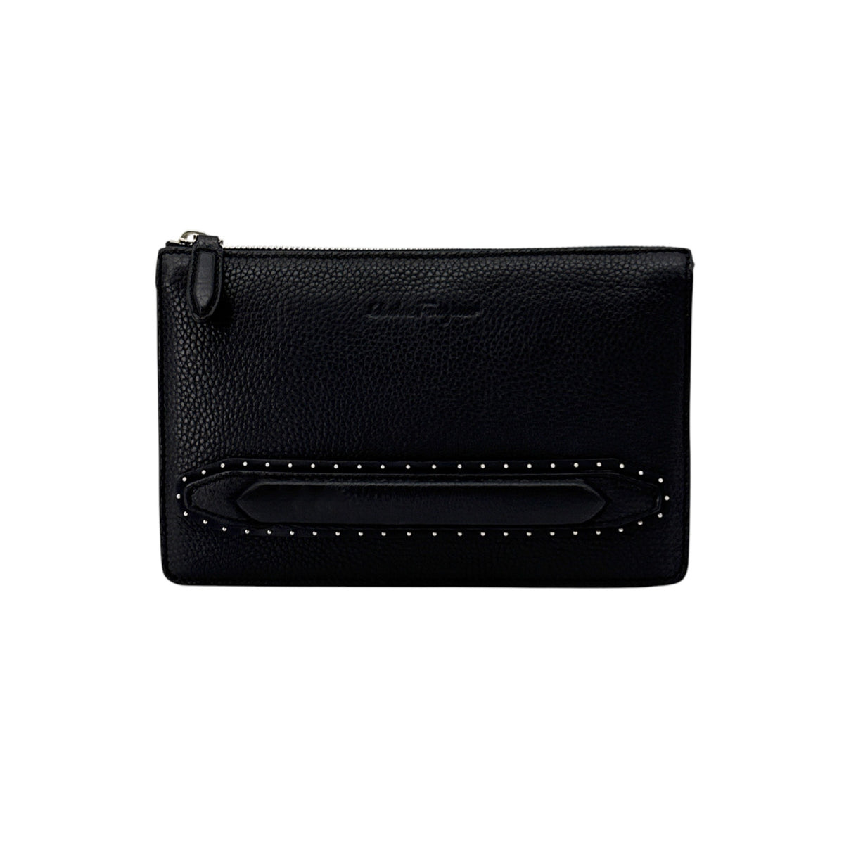 SALVATORE FERRAGAMO Firenze Stud Series Clutch