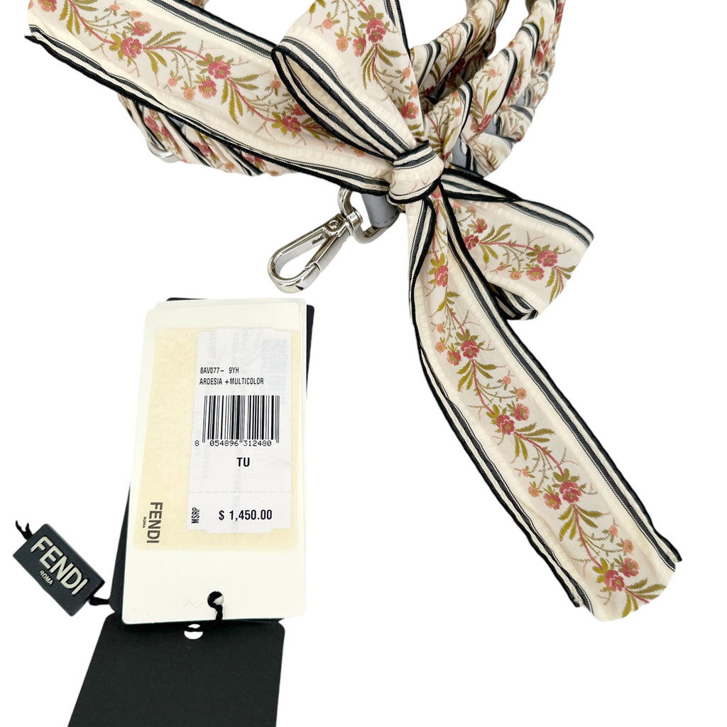 FENDI Floral Ribbon Guitar Bag Strap