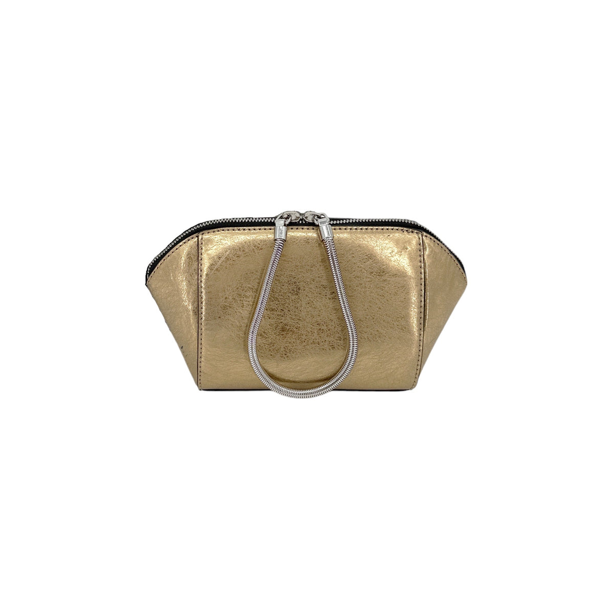 ALEXANDER WANG Chastity Makeup Pouch Clutch in Gold