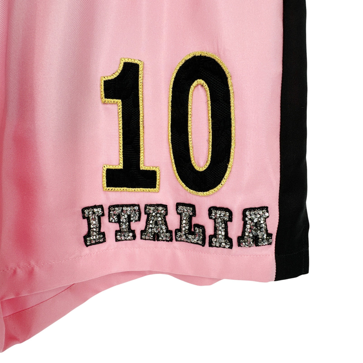 DOLCE & GABBANA Silk Sport Shorts in Pink IT36