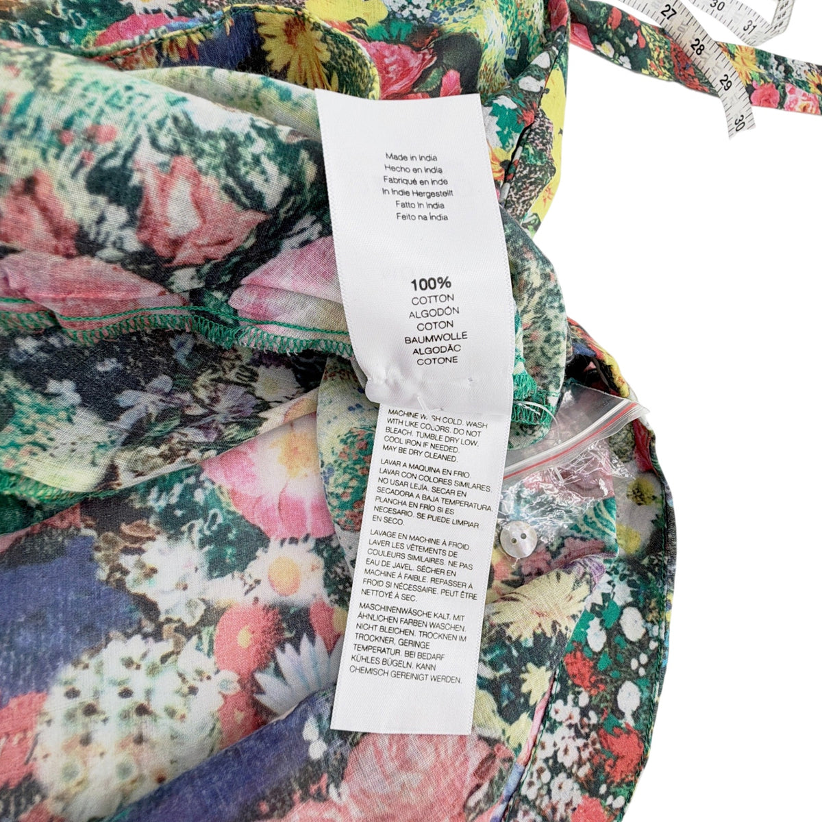 MOTHER The Slow Ride Shirt Dress in Pretty as a Picture S