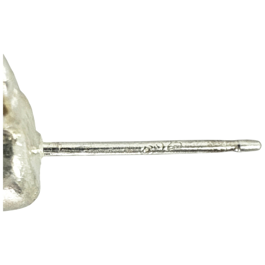 VSA Queen of Hearts Crystal Drop Earrings Silver