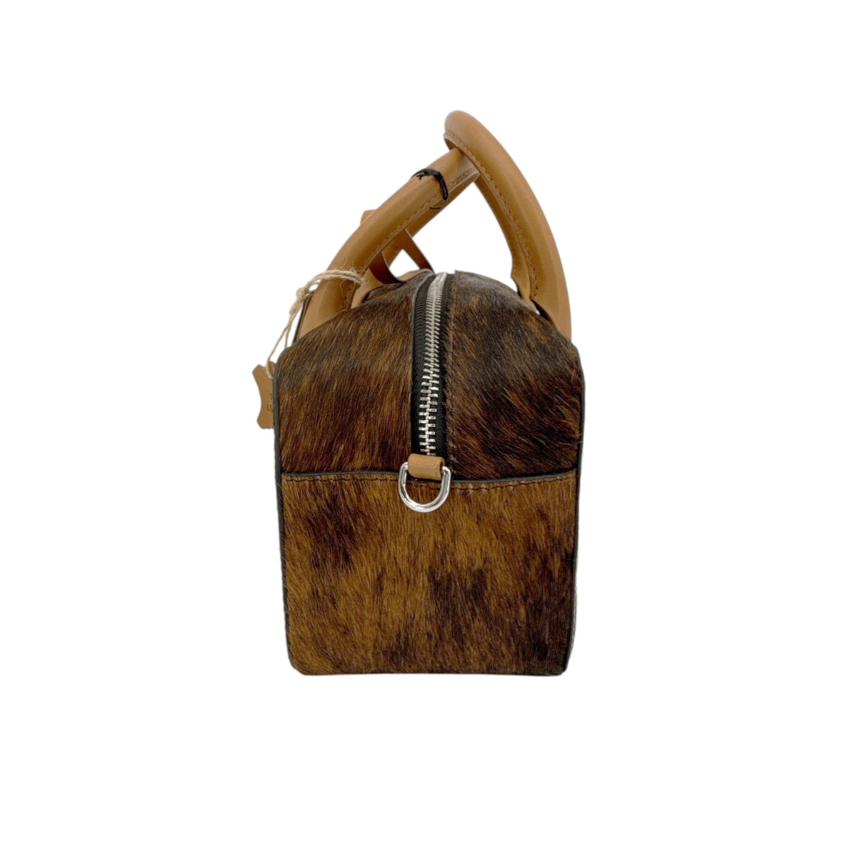 RACHEL COMEY Brynd Small Box Bag in Umber Multi Calf Hair
