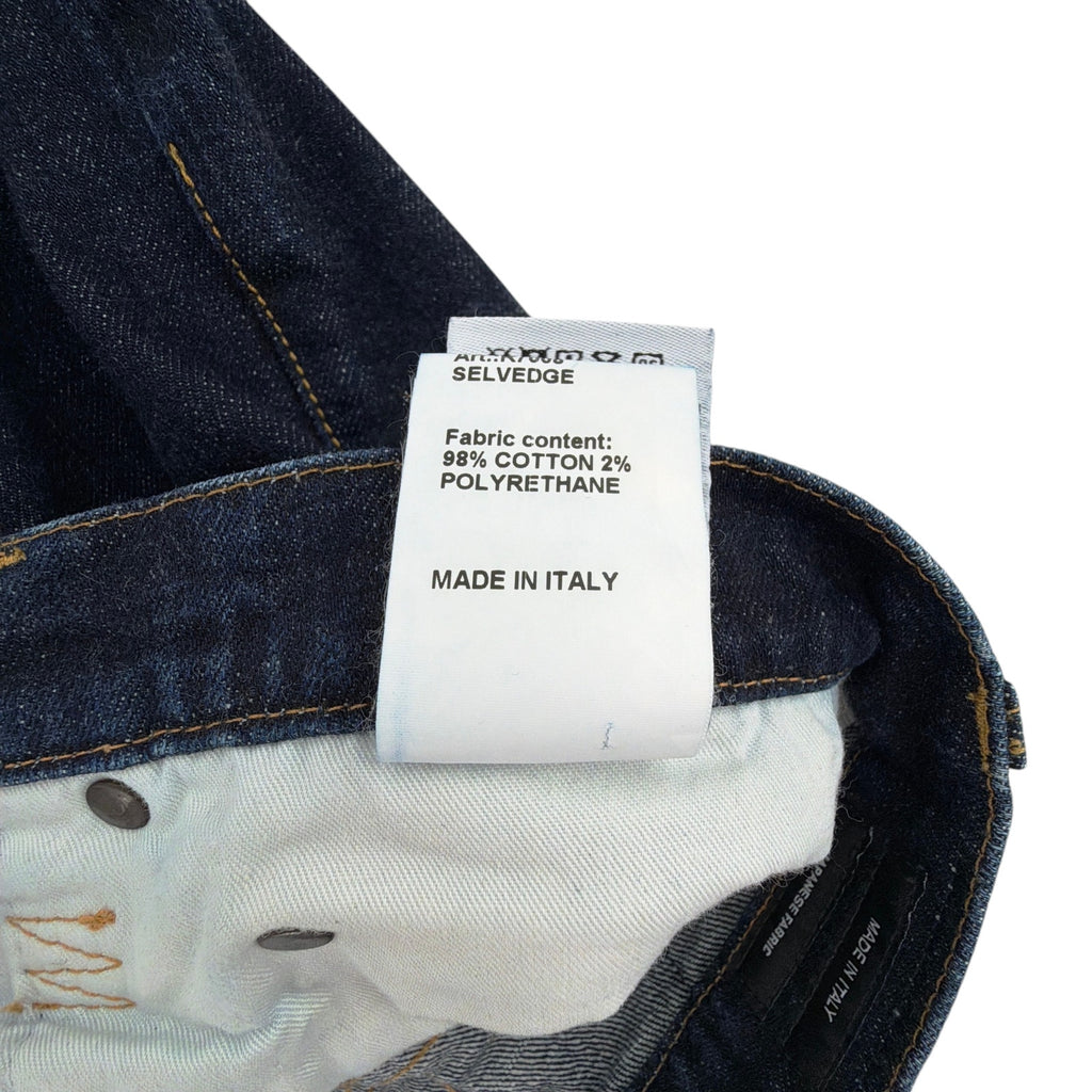 R13 Courtney Slim with Cuff in Indigo Rinse 25