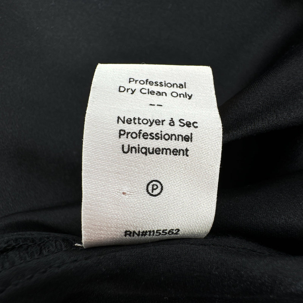CINQ A SEPT Lysandra Silk Top in Black M