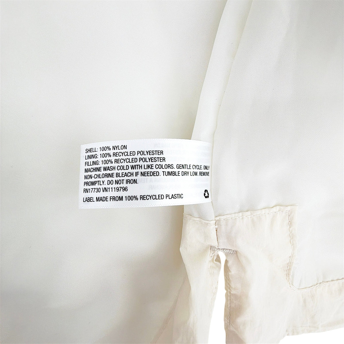 A NEW DAY Water Resistant Quilted Bomber Jacket in Cream XS