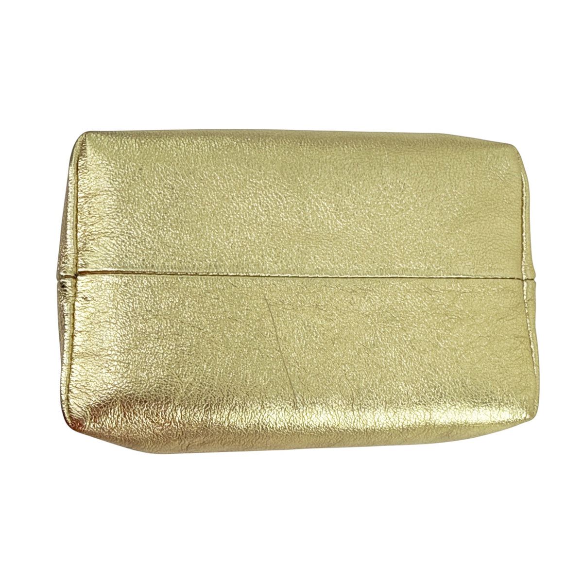 EERA Metallic Moon Bag in Laminated Gold