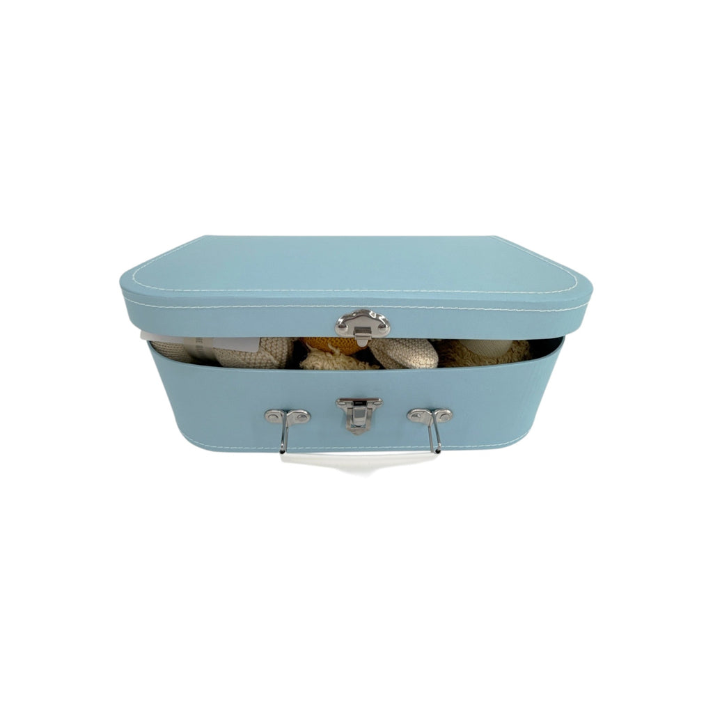 THE BLUEBERRY HILL Blueberry Bear Bee Gift Set: Paperboard Suitcase