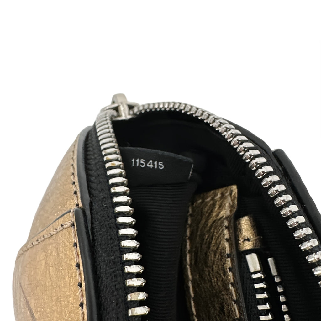 ALEXANDER WANG Chastity Makeup Pouch Clutch in Gold
