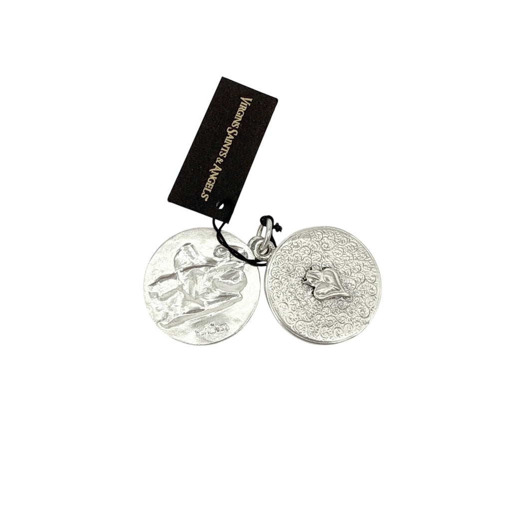 VSA Saint Christopher Locket in Silver