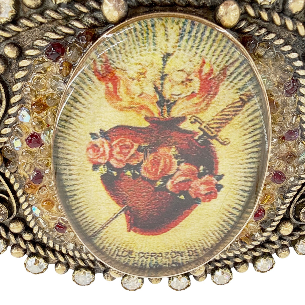 VSA Goddess Image Buckle Sacred Heart