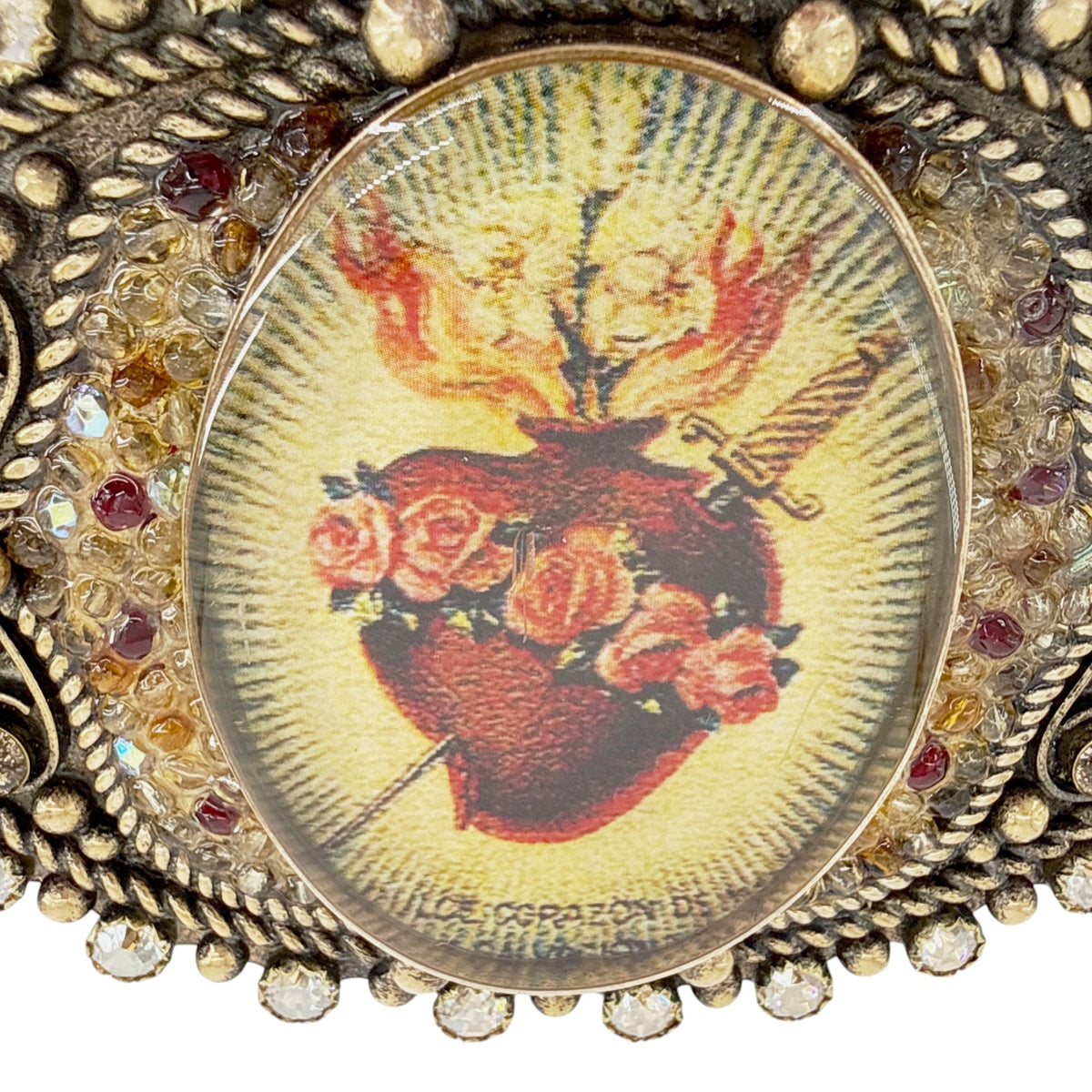VSA Goddess Image Buckle Sacred Heart