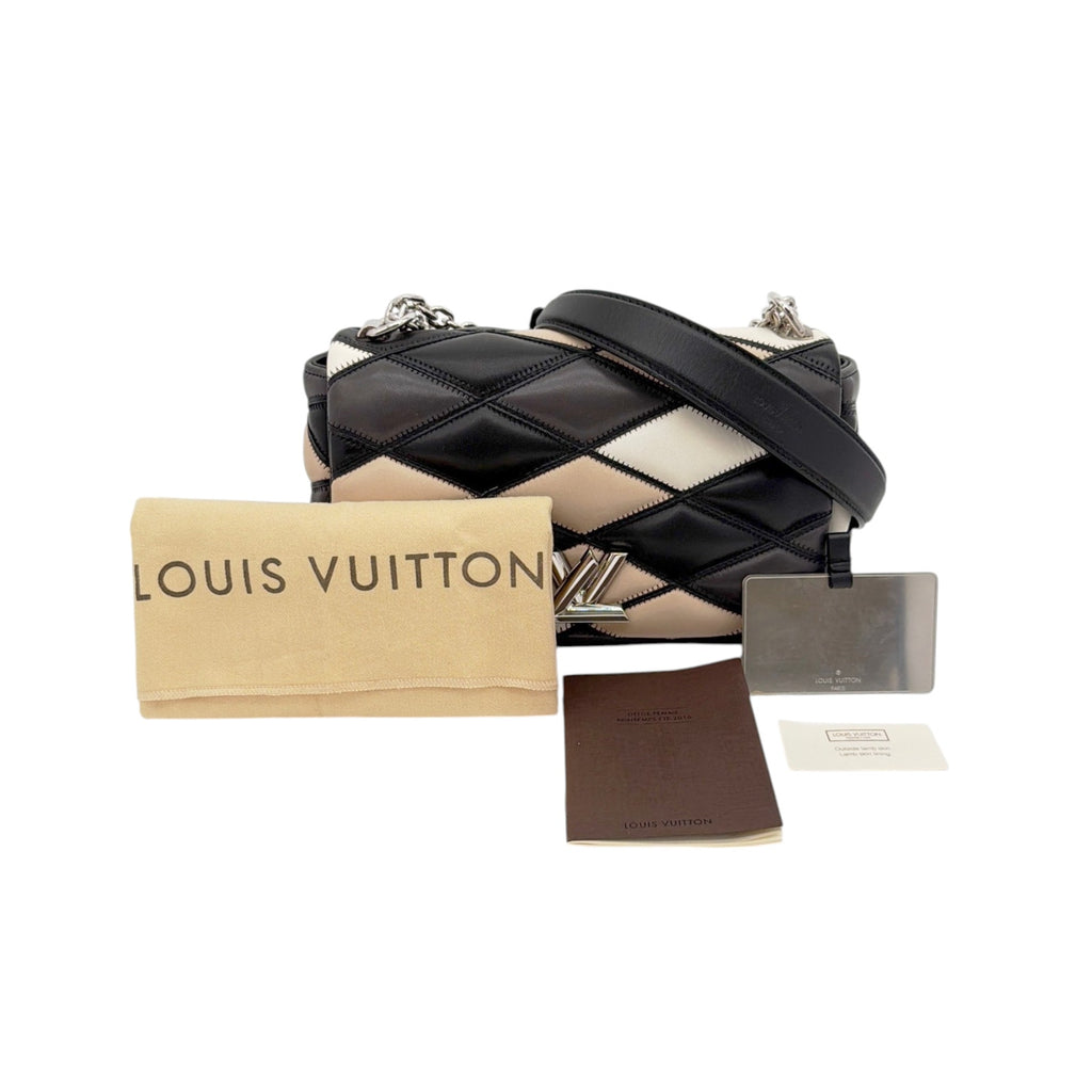 LOUIS VUITTON Leather GO-14 PM Patchwork Malletage Pattern