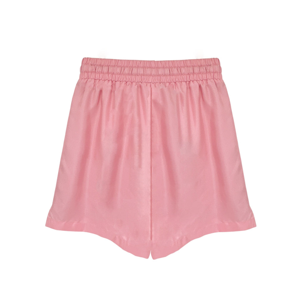 DOLCE & GABBANA Silk Sport Shorts in Pink IT36