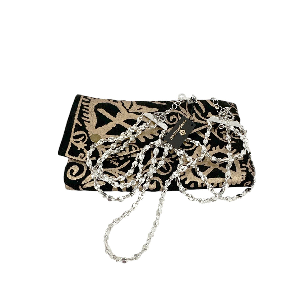 VSA Love Chain Necklace in Silver
