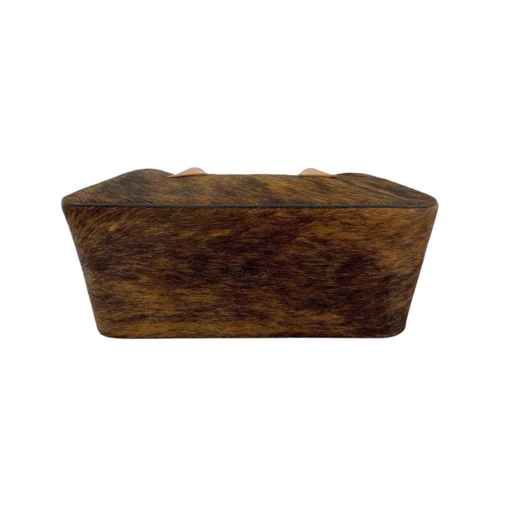 RACHEL COMEY Brynd Small Box Bag in Umber Multi Calf Hair