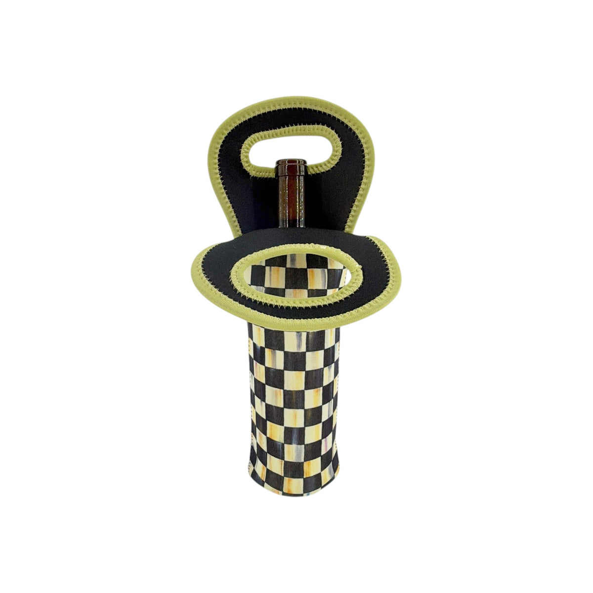 MACKENZIE-CHILDS Courtly Check Wine Tote