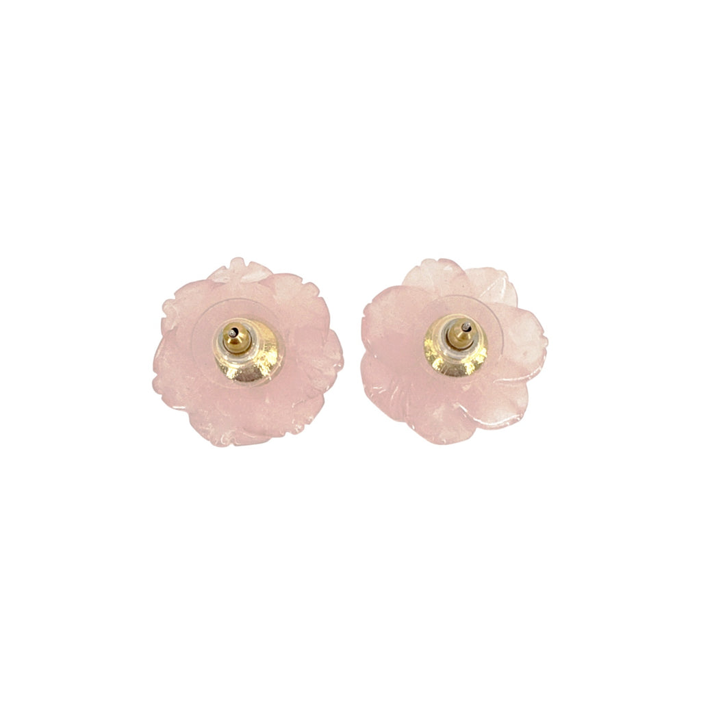 JENNIFER BEHR Wynne Earrings in Rose Quartz