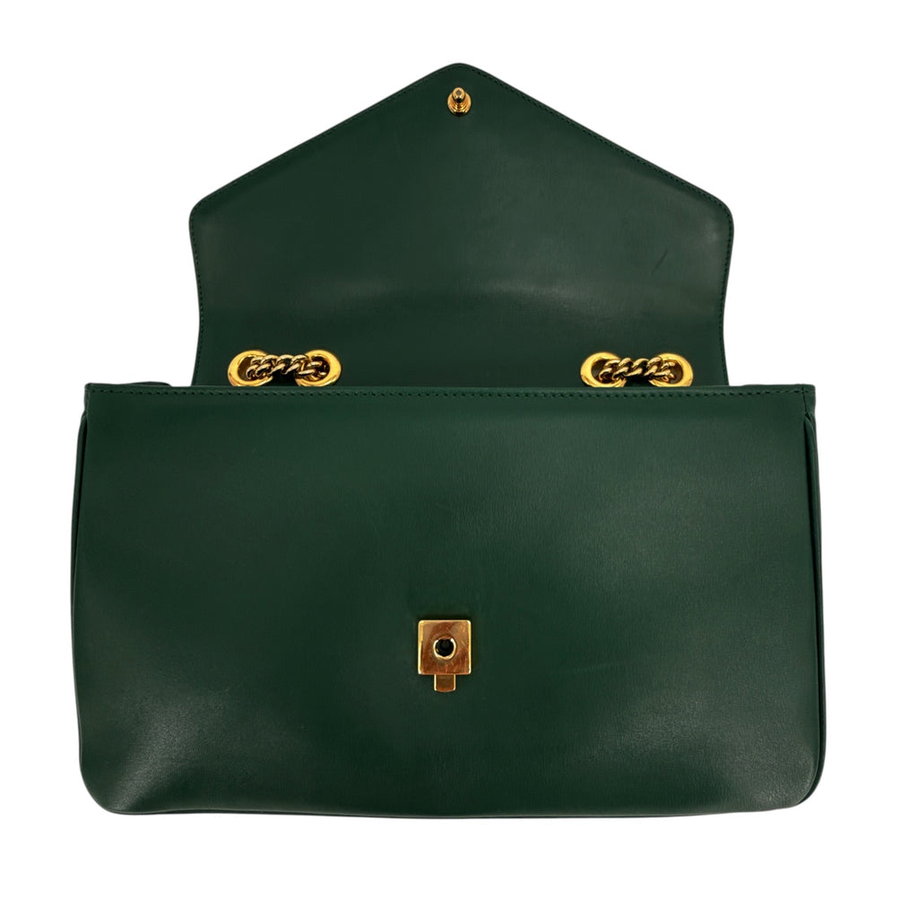 GUCCI Rajah Medium Shoulder Bag in Vintage Green
