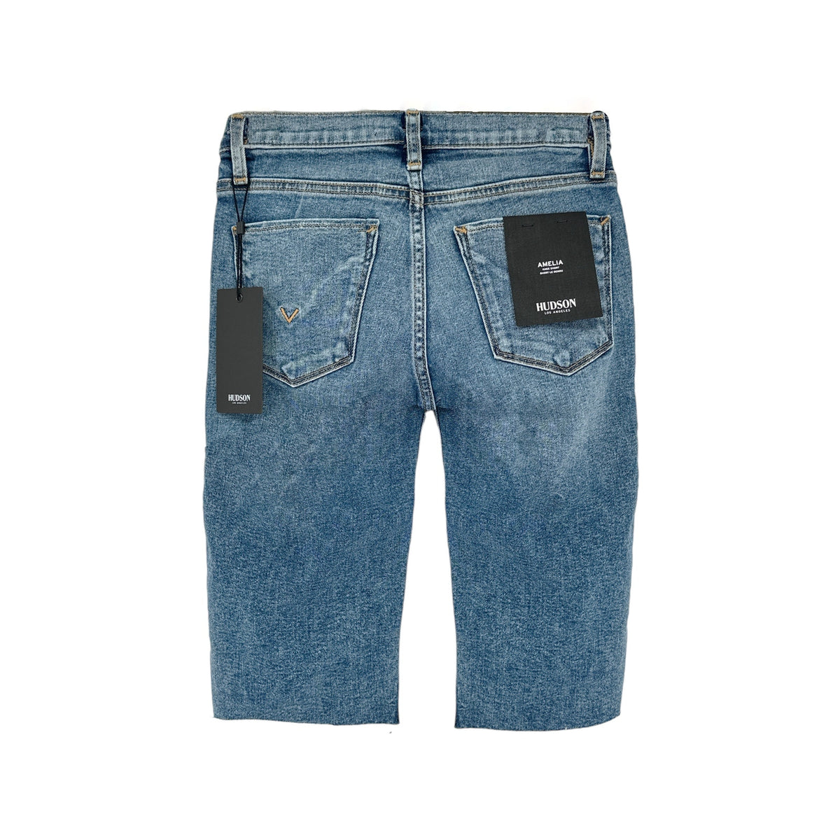 HUDSON Amelia Mid Rise Short in Winelight 24