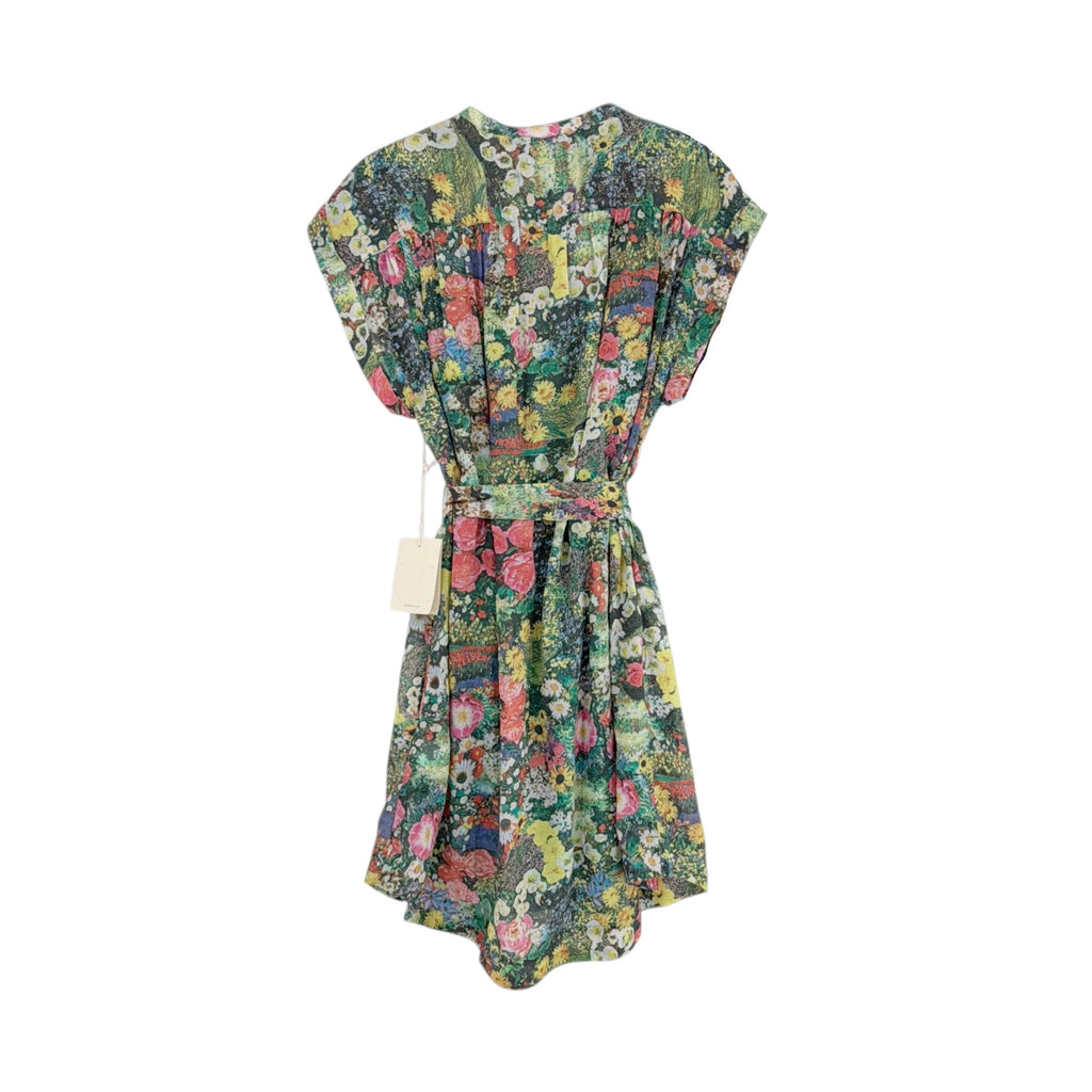 MOTHER The Slow Ride Shirt Dress in Pretty as a Picture S