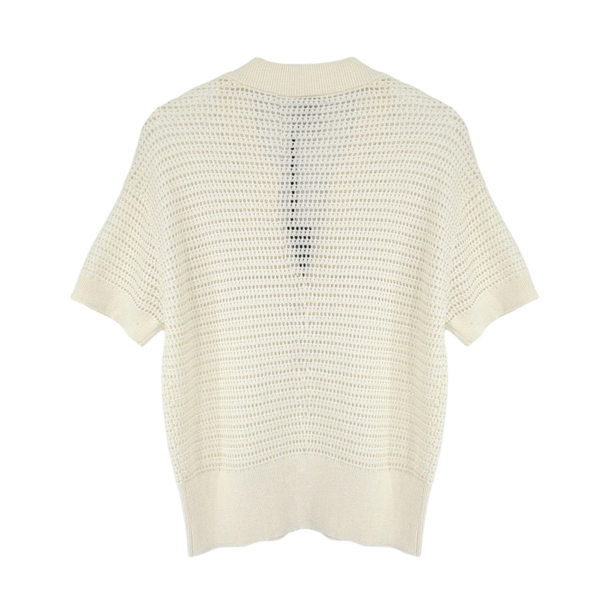 VARLEY Callie Knit Top in Egret XS
