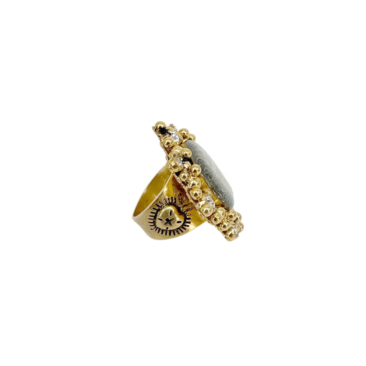 VSA Cloister San Benito Ring Gold