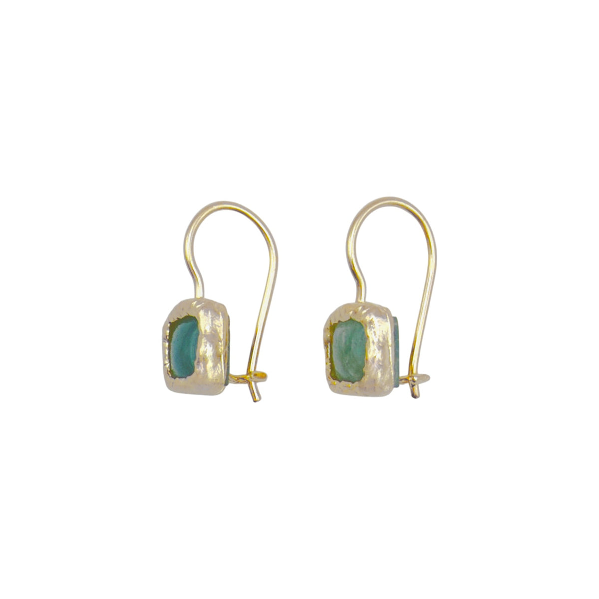 SILPADA Mediterra Natural Aquamarine Petite Drop Earrings