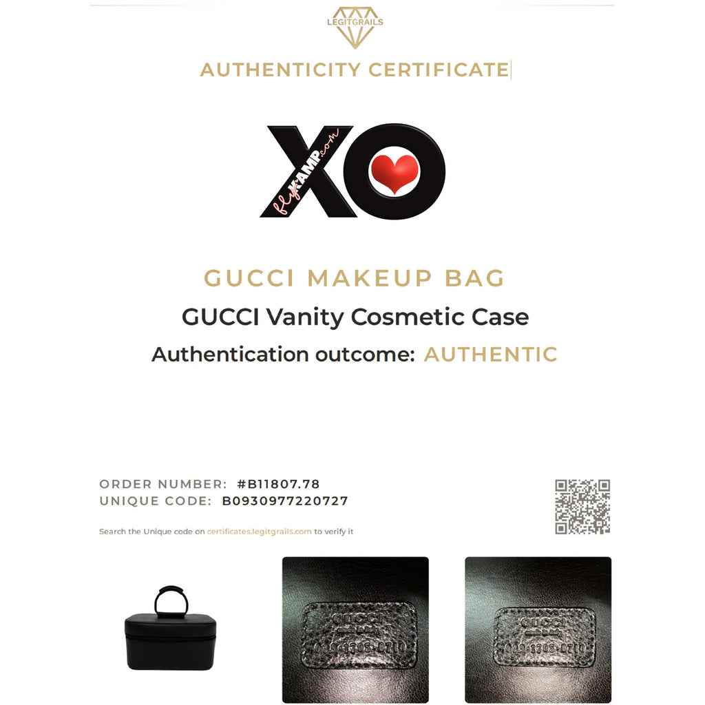 GUCCI Vanity Cosmetic Case