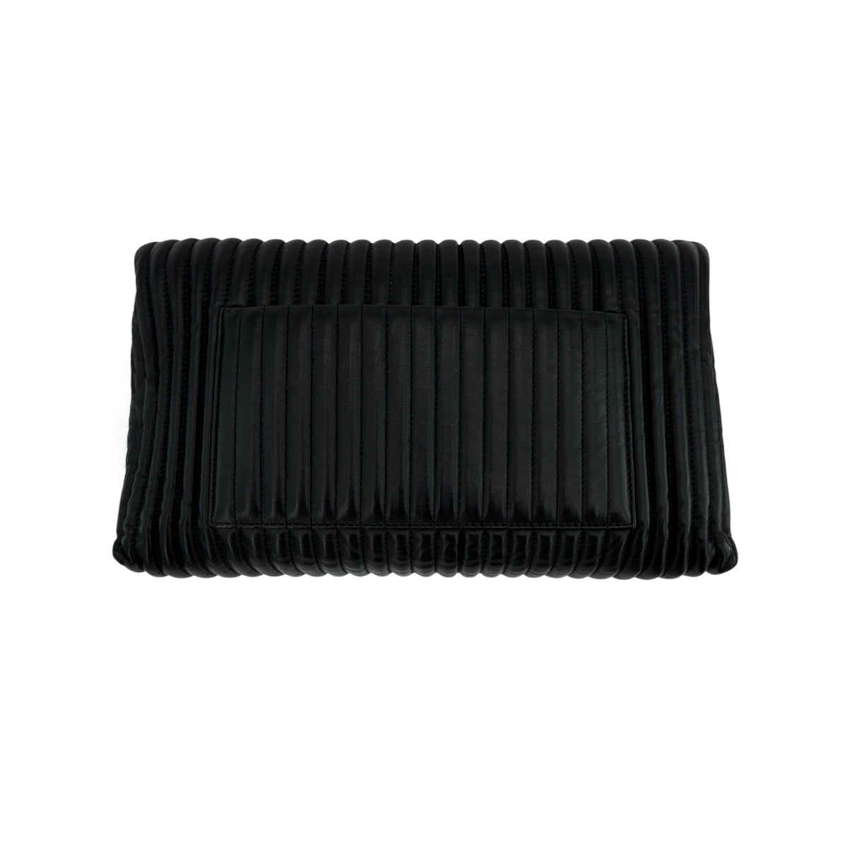 TOM FORD Calfskin Quilted Natalia Clutch in Black