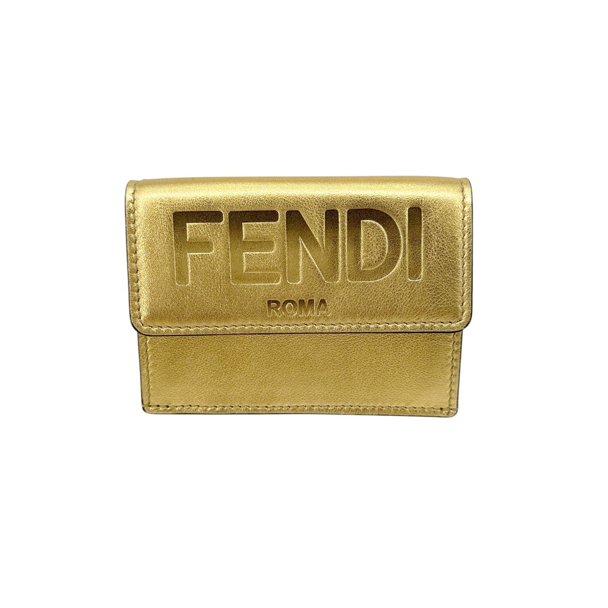 FENDI Roma Micro Trifold Leather