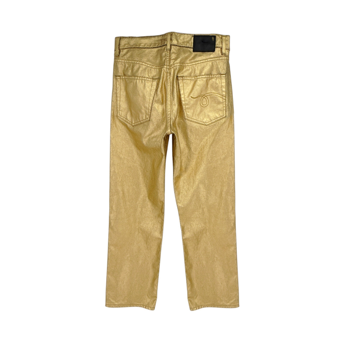R13 Boyfriend Jean in Gold Indigo 24