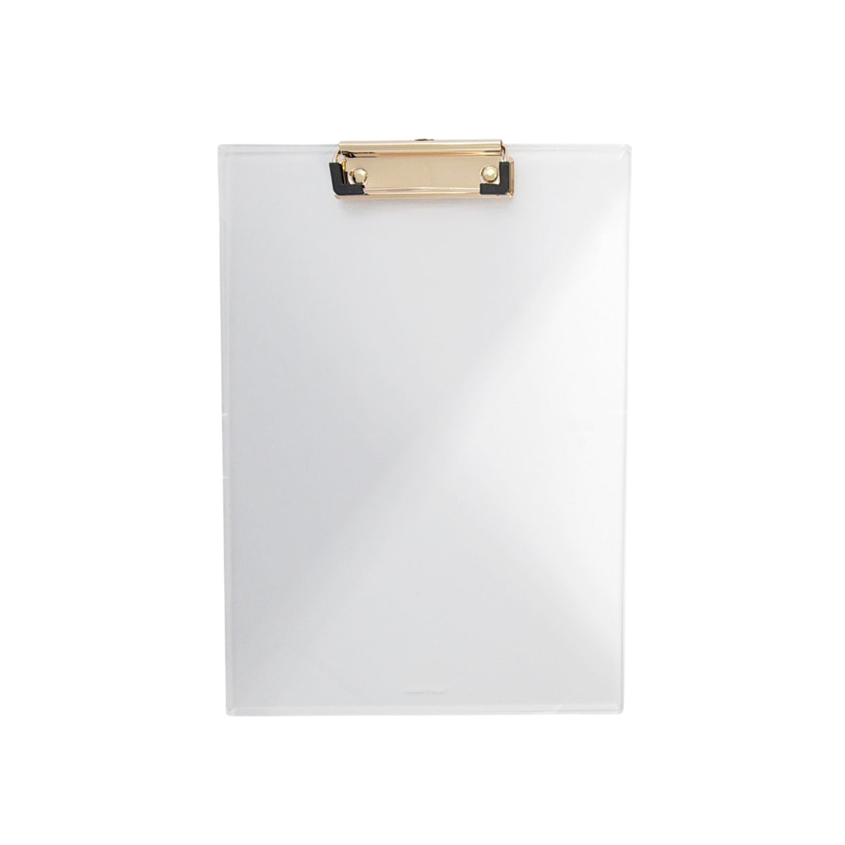 RUSSELL+HAZEL Acrylic + Gold Clear Clipboard