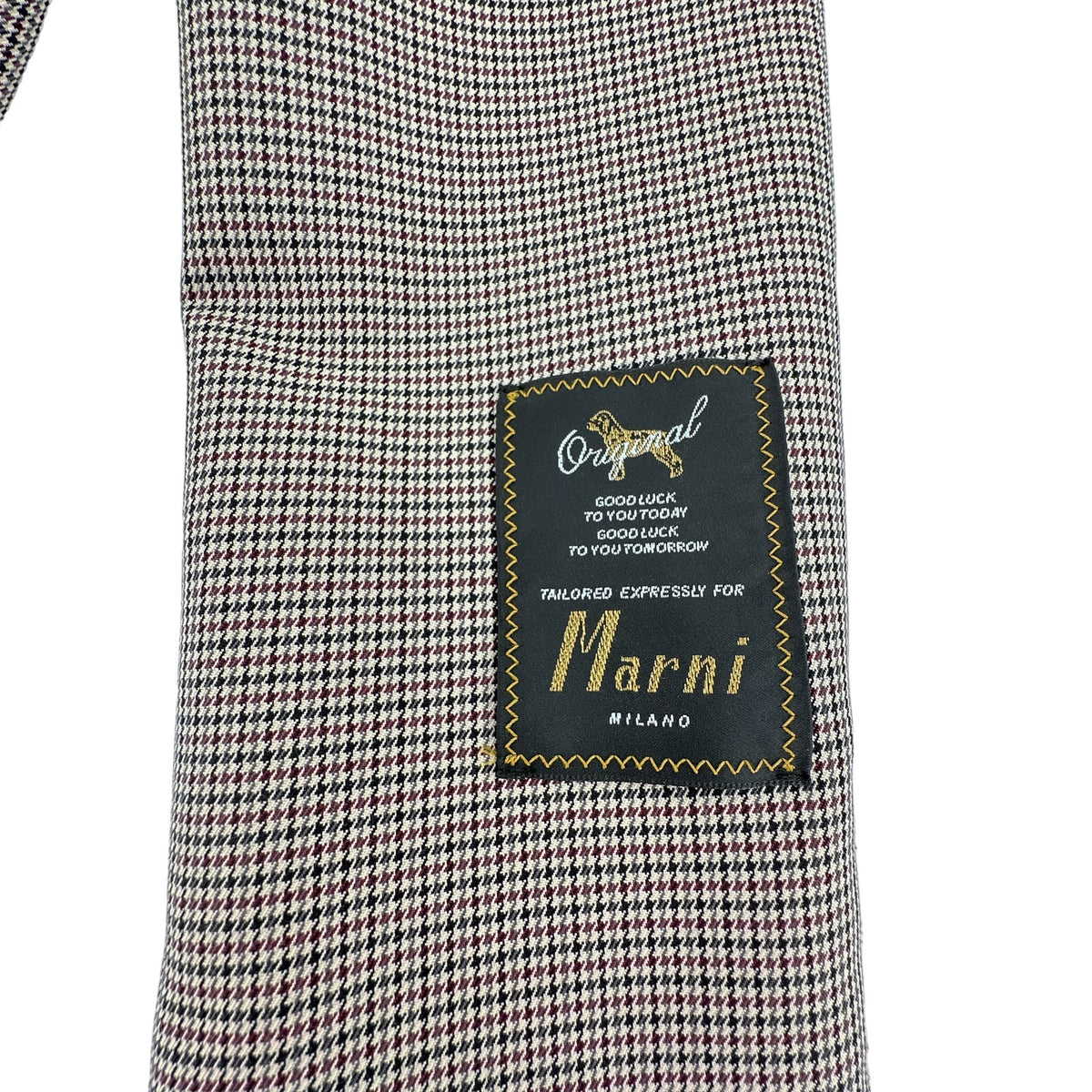 MARNI Houndstooth Double Breasted Blazer IT40|S