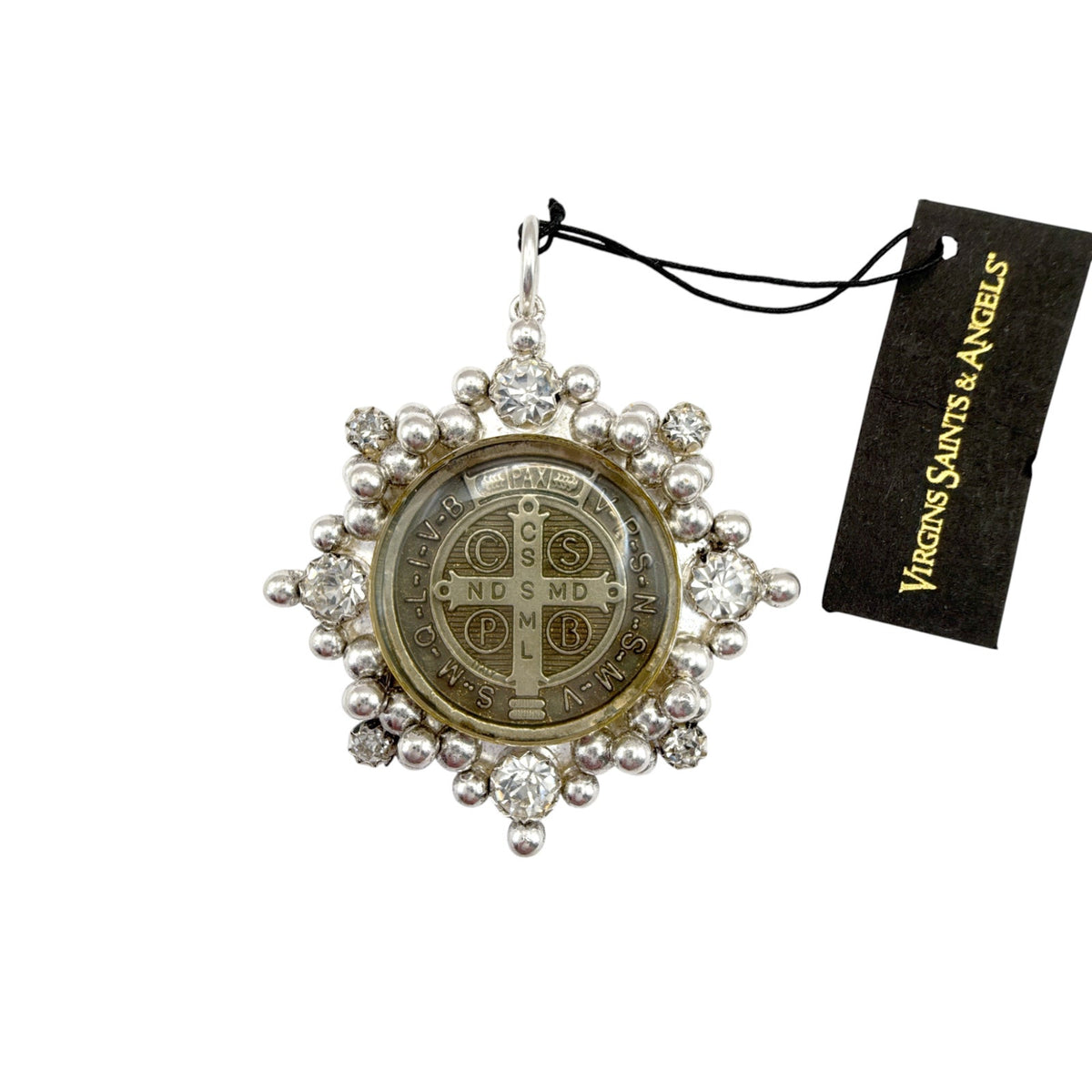 VIRGINS SAINTS & ANGELS VSA Cloister San Benito Charm in Silver