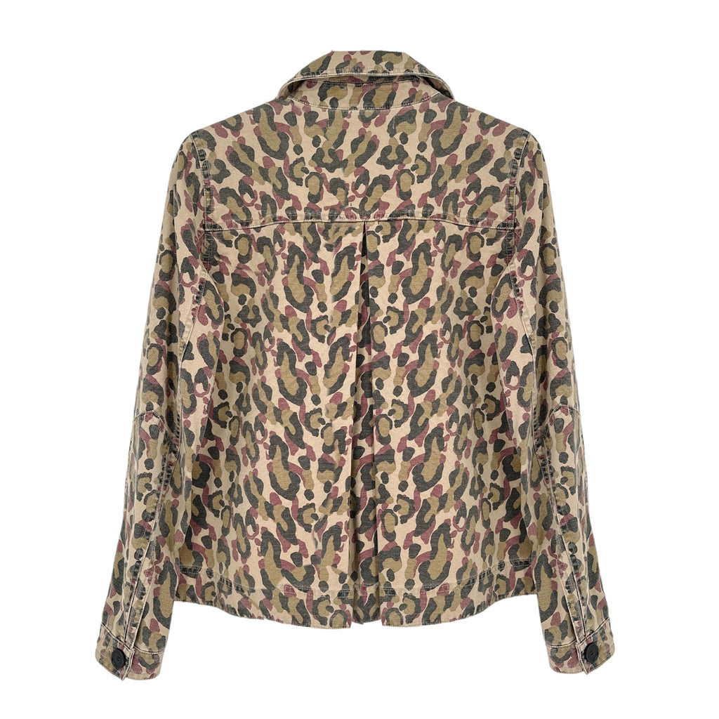 VERONICA BEARD Mercer Leopard Print Jacket S