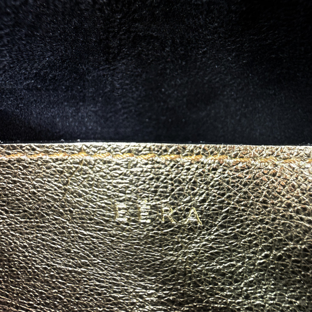 EERA Metallic Moon Bag in Laminated Gold