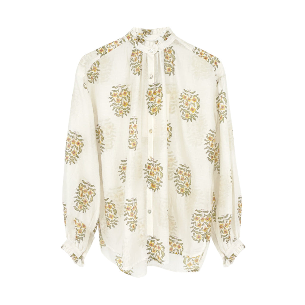 ALIX of BOHEMIA Poet Buttercup Blouse S