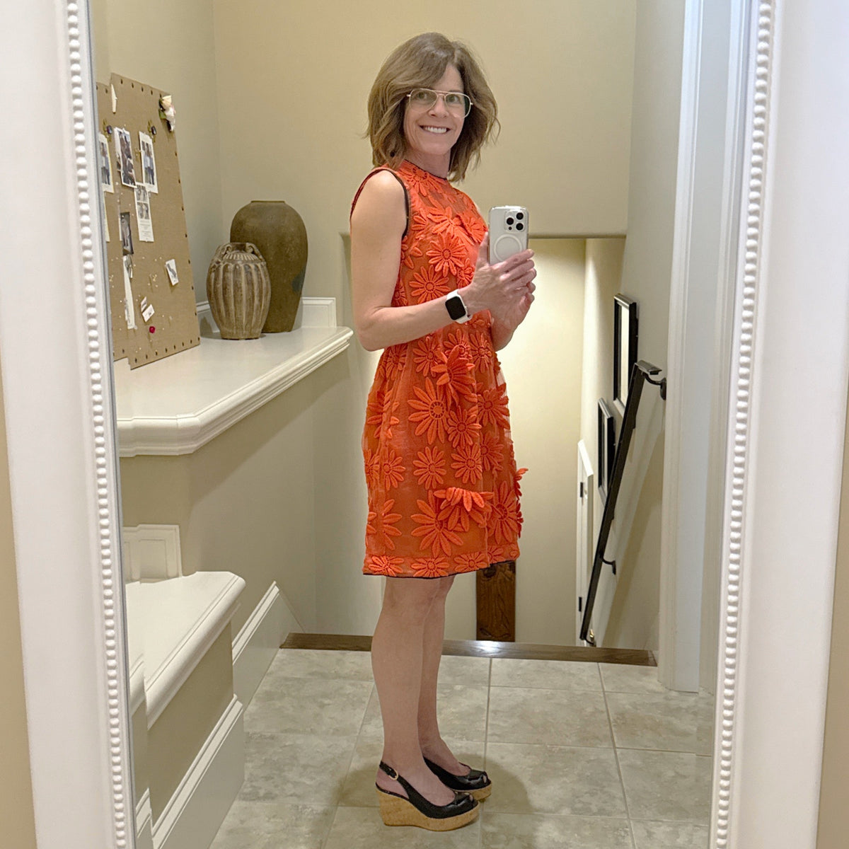 MARNI Floral Silk Dress IT42|US6|S