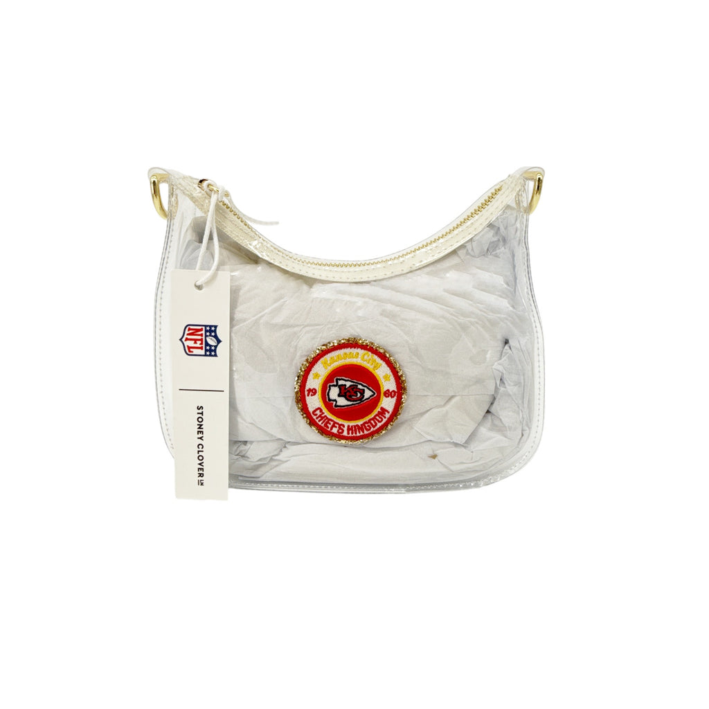 STONEY CLOVER LANE Kansas City Chiefs Clear Crossbody Bag