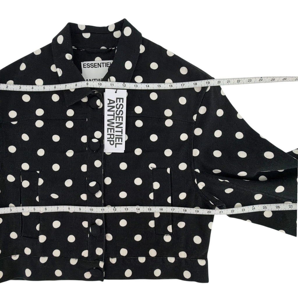 ESSENTIEL ANTWERP Jaborosa Boxy Cropped Jacket Black S
