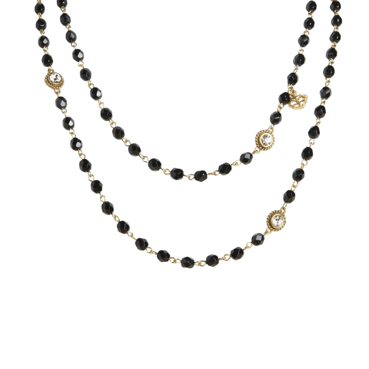 VIRGINS SAINTS & ANGELS VSA Wrap Crystal Jet Black & Gold