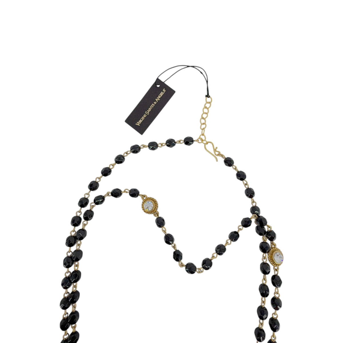 VIRGINS SAINTS & ANGELS VSA Wrap Crystal Jet Black & Gold